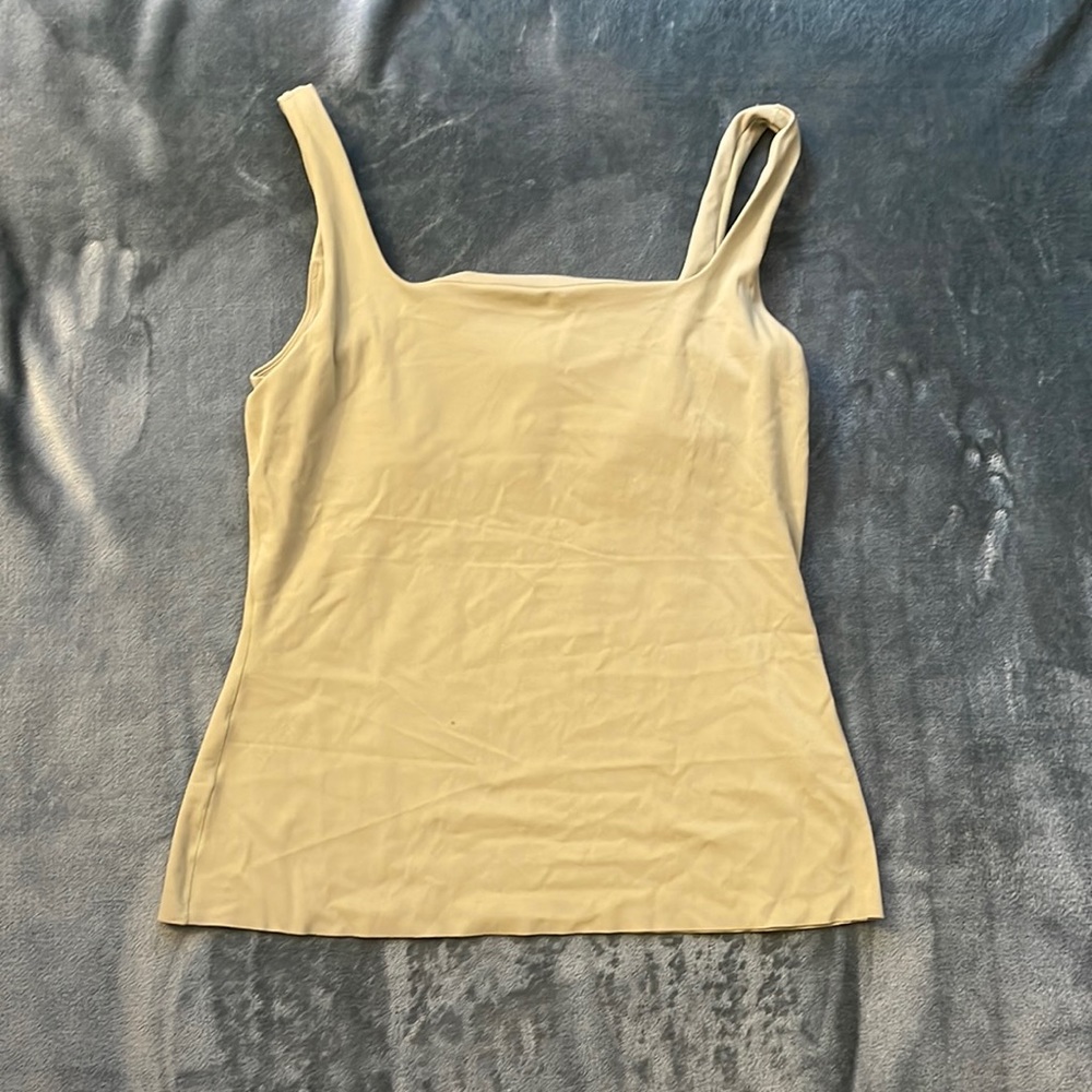 Women sage green Nike tank top